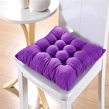 AGDLLYD Cuscini di Seduta Cuscino Sedia 40x40x5cm per Interno ed Esterno - Molti Colori - Imbottitura Spessa Cuscino Trapuntato/Cuscino per Pavimento (Grigio)