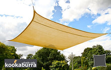 Tende a vela Kookaburra - Quadrata 5.4m Sabbia Intrecciata Traspirante