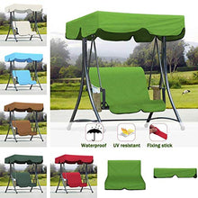 FINLR Dondolo Coperti da Giardino for Altalena da Giardino 2/3 Posti Differenti E Stili Disponibili, UV Impermeabile Blocco Parasole (Color : Brown)