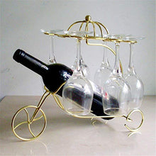 YLCJ Portabottiglie Creativo/Portabottiglie in Ferro battuto/Calice Europeo Portabottiglie Integrato Portabottiglie in Vetro - Forniture per mobili Cantina per Vini