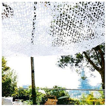 Rete mimetica ideale come protezione solare Rotolo di reticolato da camuffamento per la privacy, per bar, giardino, campeggio osservazione degli animali e molto altro ancora -Bianco 5x8m(16x26ft)