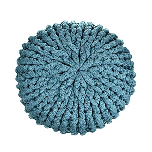 Zyurong - Cuscino per divano con filo spesso, rotondo, decorativo, per fotografia (con cuscino interno)