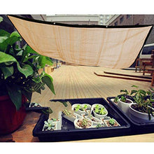 YTQ Panno Ombreggiante Protezione Solare 90% Anti-UV Isolamento Termico Sunroom Esterni Balcone Fiori Piante Grasse Colori Tenda da Sole Copertura Gialla(Size:2m x 5m)