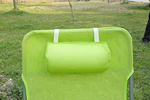 Outsunny - Lettino Reclinabile Sdraio Sedia da Giardino Spiaggia Piscina Verde Chiaro