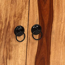 vidaXL Credenza in Legno Massello di Sheesham Armadietto Portaoggetti Madia