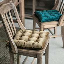 HYLX Cuscino Sedile, Cuscino Sedia, Cuscino Sgabello Rotondo, Cuscino Sedia Floreale Antiscivolo in Cotone Spesso, per Giardino, terrazza Esterna