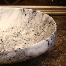 Modello in marmo Sopra il lavabo da appoggio Lavabo da appoggio in ceramica Lavabo da appoggio in ceramica (64x42.5x16cm) Lavandini bagno