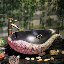 Washbasin Lavabo con lavabo in Stile Classico per Hotel, Creativo, lavabo da Bagno (60 x 17 cm)