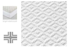 CASA TESSILE Coprimaterasso Sanity Spugna con Angoli cm 90x200+25 Singolo Proteggi Materasso con Angoli