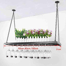 PZW Bancone Bar Bancone Bar Portabottiglie Ristorante Casalinghi Bicchieri da Vino Portabottiglie Retro Iron Art Portabottiglie60 * 31 centimetri
