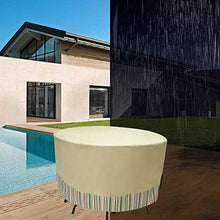 Fodere per mobili da giardino 122x66cm, Fodere per mobili da esterno, Fodere per mobili da riporre, Tessuto Oxford 600D per impieghi gravosi, Resistente all'acqua, Set di sedie per tavoli rotondi