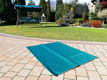 Copertura Universale per i sedili da Giardino Ricambio Ricambi coprendo sedili Copertura Superiore baldacchino Dimensione 100 x 138 cm Verde [101]