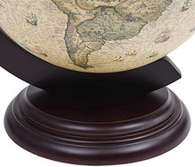 Globo Desktop barra rotante nel Nord-Sud asse della Terra con vino rack incorporato,A