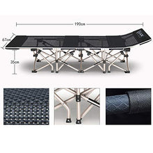 FUFU Sedie a Sdraio Lounge Chair, Letto Singolo Pieghevole Letto Siesta Letto da Campeggio Portatile Sedia da Ufficio Portatile Sedia 190 * 67 * 35cm Pieghevoli