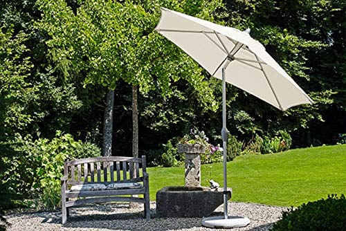 GLATZ OMBRELLONE Style 250 CM PALO Centrale Bianco ARREDO Giardino Esterno
