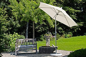 GLATZ OMBRELLONE Style 250 CM PALO Centrale Bianco ARREDO Giardino Esterno