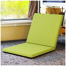 MeiMei Sedile Posteriore del Letto del dormitorio della Sedia del Cuscino del bovindo della Singola Finestra Pieghevole Giapponese (Color : Green)