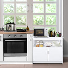 Mobile da Bagno Mobile Contenitore Mobiletto Multiuso Comò da Bagno Organizer da Bagno Mobiletto da Cucina Multifunzione Mobile da Pavimento Autoportante con 2 Ante lamellari