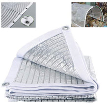 ZAZAP Tenda Ombreggiante, Parasole Riflettente in Lamina di Alluminio, Maglia Paralume per Giardino Resistente Ai Raggi UV, Utilizzata in Giardini in Serra O Succulente, Protezione Solare 75%