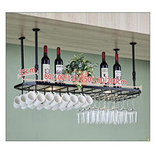 Chunjiao Red Wine Glass Rack, Sottosopra Down Counter European Bar Counter Decoration, Hanger, Home Stemware Sospensione, Portabocchiaia con Luce Portabottiglie da Vino/portabicchieri/ripiano