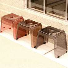 Toilette da Bagno Sgabello da toeletta Antiscivolo in plastica da Bagno con Sgabello, 39x25x30cm, Peso Max.50kg (Colore : Pink)