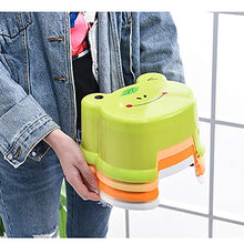 ECSWP QWBGJSNM Sgabello for Bambini Cartoon Soggiorno Addensare plastica Sgabello Bagno Anti-Slip Bench Modello Sgabello Animale Piccolo Passo (Color : D)