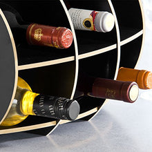 SoBuy®DIY Scaffale portabottiglie, Cantinetta portabottiglie da Vino, Vino Rack, Nero, FRG67-SCH,IT