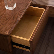 Comodino Comodino con cassetti in Legno Tavolino Comodino Tavolo Cassetone Camera Comodino Legno Comodino Mobili Indoor (Color : Walnut, Size : 48x40x45CM)