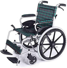 Carrozzine Semoventi, Transito Portatile Pieghevole da Viaggio Leggero Lega di Alluminio Manuale, Viaggio A Casa Disabili/Anziani Sedia da Trasporto per Scooter Trolley per Scooter per Anziani/di