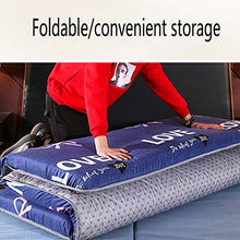 GCP Anti-Scivolare Futon Materasso Topper,Pelle-cordiale Morbido Pieghevole Pavimento Sleeping Pad,Elevata Resilienza Materasso Futon