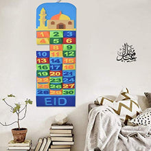 Calendario Hanging Bag, Ramadan Calendar Eid Mubarak Hanging Countdown Calendar Calendario dell'Avvento 2021 Regali Eid Decorazione Ramadan