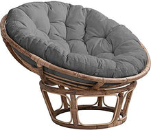 Cuscino per sedia Cuscino per sedie a braccia appeso rotondo, addensare un cuscino in poltrona da papasan in cotone extra morbido con cravatte, impermeabile non scivolato sedile uova cuscino da stiro