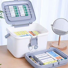 MYHZH Portatile Leggero Medicina Storage Box, sigillato Contro Polvere e umidità, Adatto a Famiglia Medicina Box e Medicina all'aperto Scatole