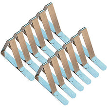 Xinlie - Fermatovaglia Regolabile in Acciaio Inox, 7,5 x 4,6 x 5,8 cm, 12 Pezzi