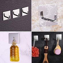 oFami Ganci Portasciugamani,Gancio Adesivo,Cappotto Gancio Del Tovagliolo Acciaio Inox Bagno Cucina 3m Autoadesivo