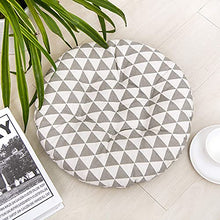 eewopjkj Cuscino per Sedile Rotondo Set di 4 Cuscini per Sedia Cuscino Edizione Bordo Sedile 40 x 40 cm Cuscino per Sedia da Giardino poggiapiedi da Giardino Balcone terrazza D