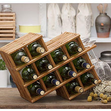 WEI-LUONG Titolare Wine Rack Bottiglia di Vino casa di Legno Solido Vino Shelf Wine Rack