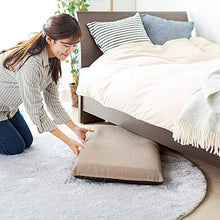 HongTeng Divani Giapponese Tatami Lazy Couch Sacchetto del Fagiolo Singolo Tempo Libero Sedia Camera da Letto bay Window Sedia Pieghevole 42 × 49 × 9 cm