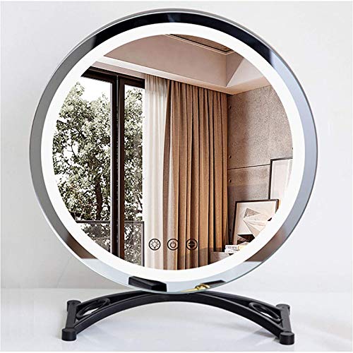 JXING Specchio di Vanità, Specchio da Bagno, Grande Specchio da Trucco da Tavolo per toeletta, Adatto per Bagno, Camera da Letto, Balcone