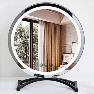 JXING Specchio di Vanità, Specchio da Bagno, Grande Specchio da Trucco da Tavolo per toeletta, Adatto per Bagno, Camera da Letto, Balcone