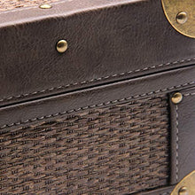 Guoda Umidificatore Sigari Humidor/Materiale Sigaro/umidità Costante/Doppio Strato/capacità Circa 50 Sigari/Dimensioni 29,5x22x12 Cm/Marrone