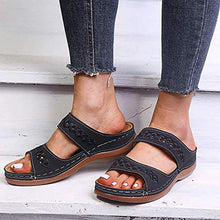 AFANG Sandali Zeppa Donna, Pantofole Plateau Moda Antiscivolo Resistenti all'Usura Sandali Viaggio Estivi Bocca Pesce, Moda Comode Morbido Antiscivolo Ciabatte Casa Infradito,A,36