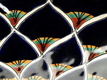 Carmelita – Lavandino messicano in ceramica – Cerames | Vasca 40,5 cm x 15 cm | Lavabo da appoggio in Messico per bagno, ospiti, WC