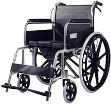 Carrozzine Semoventi, Transito Portatile da Viaggio con WC Lega di Alluminio, Pieghevole Autoportante Multifunzione Trolley Anziani/Disabili Walker Troll Scooter Senior/Disabili A