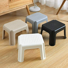 Niduo Bear Sgabello di plastica Sgabello impilabile Scarpa Sgabello, Sgabello per la casa Sgabello Domestico Sgabello Rettangolare per Ufficio/Asilo/da Cucina/Cucina 2 pz,Giallo