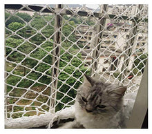 JFFFFWI Reti per Gatti, Reti protettive per Bambini, Decorazione Decor Rete Protezione di Sicurezza Recinzione Arrampicata Corda Intrecciata Cargo Rimorchio per ringhiere Scale Parco Giochi Bambini