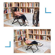 Sywlwxkq Sedia Relax da Ufficio in Balcone Sedie reclinabili Relaxer Sedie a gravità Zero Sedie a Sdraio Lettino Pieghevole Sedia da Giardino reclinabile ad altissima Larghezza per Patio es
