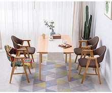 LWW Sedie, Tavoli bar Sgabelli divano sgabello e sedie sedia del calcolatore della sedia in tessuto lavabile Cafe Chair Appartamento Semplice
