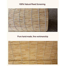 DX Schermo per Recinzione in Reed Naturale/Schermo per Recinzione in Reed per Tende a Parete/per Giardino, Pannello per Recinzione in Rotolo sbucciato Bordo per Privacy del goniometro Solar