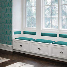 Isolbau Pannello da parete decorativo 3D, cuscino da parete in tessuto, decorazione da parete moderna e imbottita, per camera da letto, letto rettangolare, 60 x 30 cm, M12